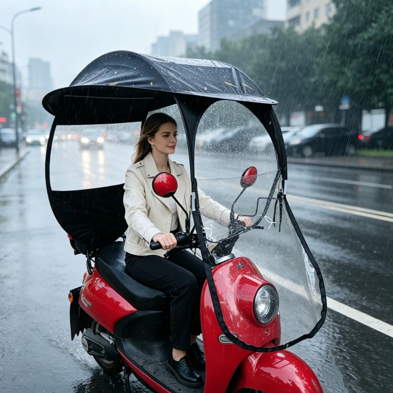 Capa de proteção contra o vent - Electric Scooter Rain Cover avaliação e preço