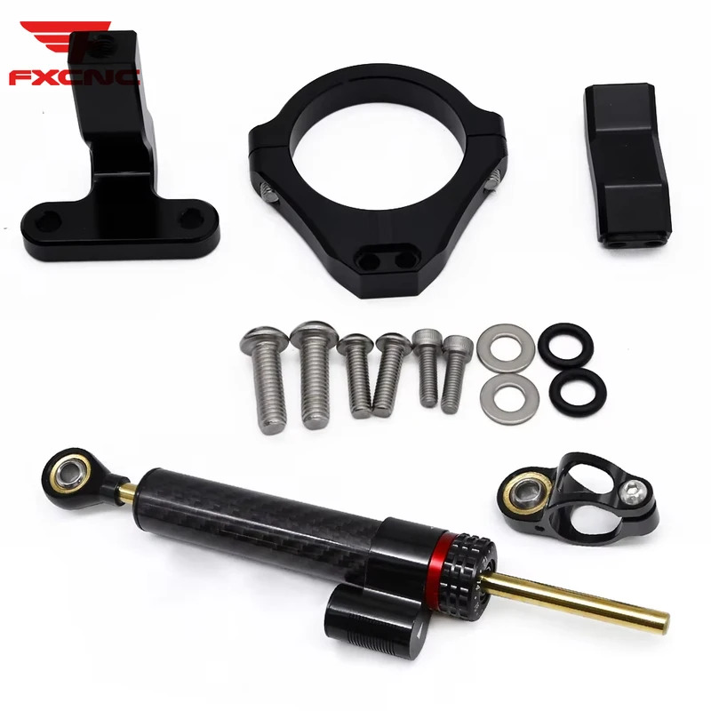 Para zontes 703rr cnc motocicl - Steering Damper Stabilizer Kit Cnc avaliação e preço